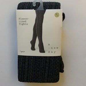 NWT A New Dat Fleece Lined Tights Size M/L